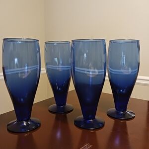 Blue Glasses Set
